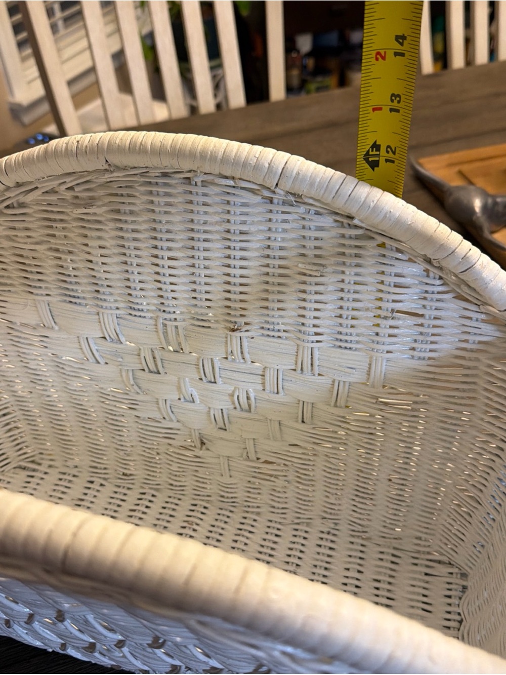 Magazine Holder Wicker Rattan Weave Storage Basket - Picture 10 of 12